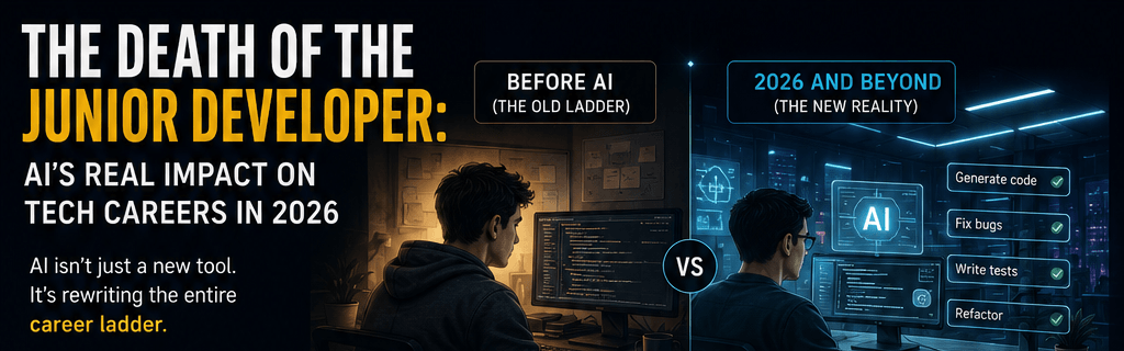 The Death of the Junior Developer: AI's Real Impact on Tech Careers in 2026